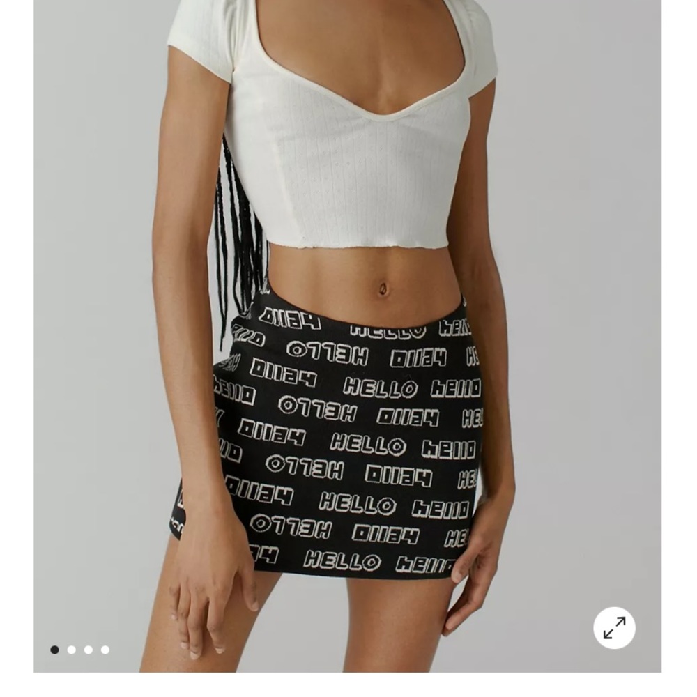 NWT UO Scoop Waist Miniskirt